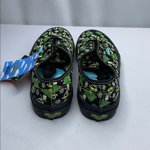 VANS THE SIMPSONS GLOW BART AUTHENTIC SNEAKERS - Picture 3 of 12